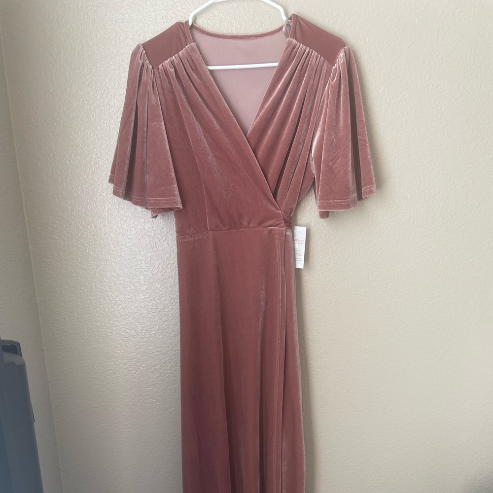 Pink Velvet formal dress